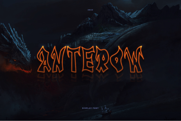 Anterow Font for Creative Makers