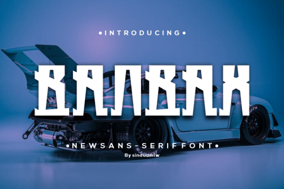 Banbax: A Bold Display Font for Creative Work