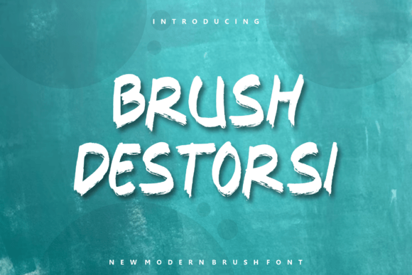 Brush Destorsi Font Review