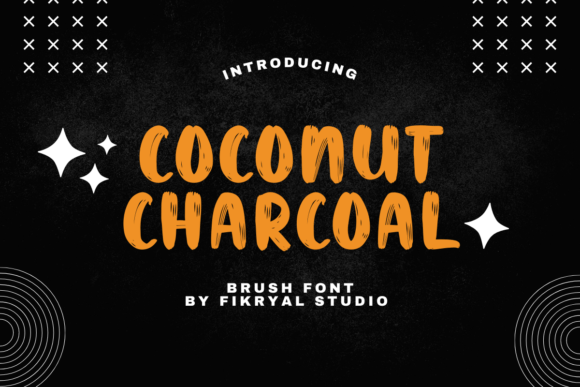 Coconut Charcoal Font for Creative Projects