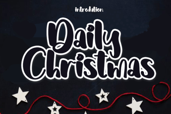 Daily Christmas Font