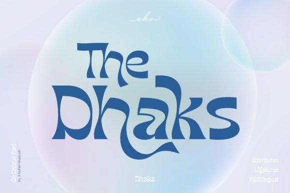 Dhaks: A Bold Display Font for Creative Campaigns