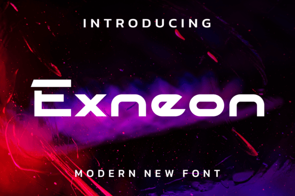 Exneon Font for Business Branding