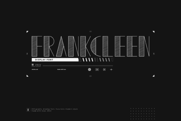 Frankcleen: A Bold Display Font