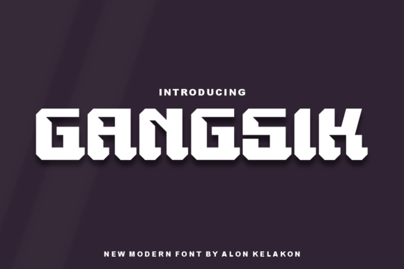 Gangsik Font for Bold Branding