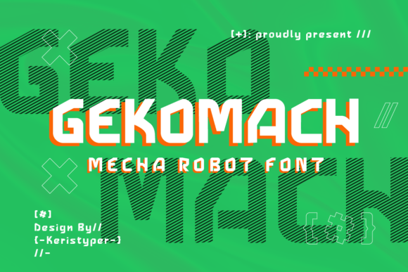 Gekomach: A Modern Display Font for Business Growth