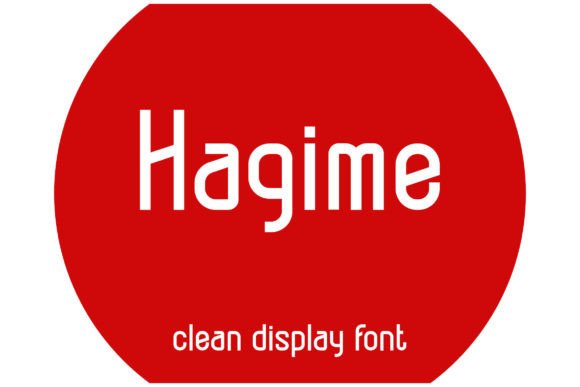 Hagime: A Font for Business Style