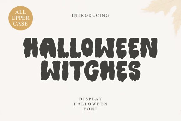 Halloween Witches Font for Business