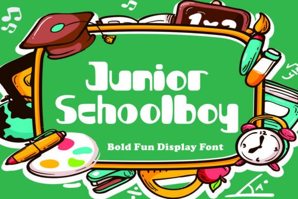 Junior Schoolboy Font for Creative Projects