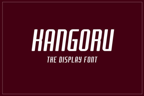 Kangoru Font for Creative Makers