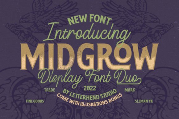 Midgrow Duo Font for Creative Design