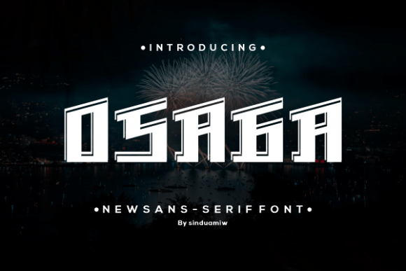 Osaga Font for Creative Makers
