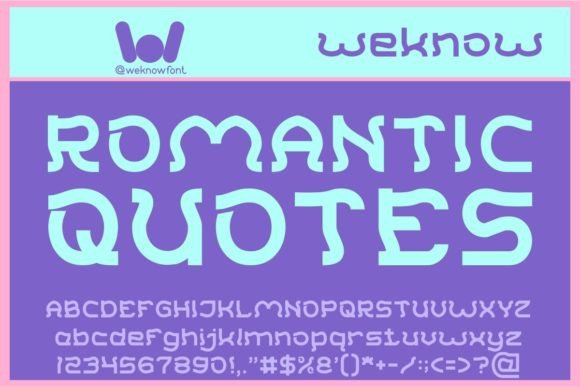 Romantic Quotes Font Review
