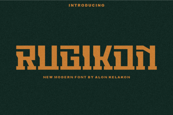 Rugikon Font for Web Design