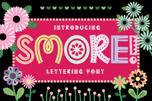 Smore Font: Quirky Display for Creative Design