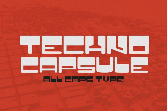 Techno Capsule Font for Web Design