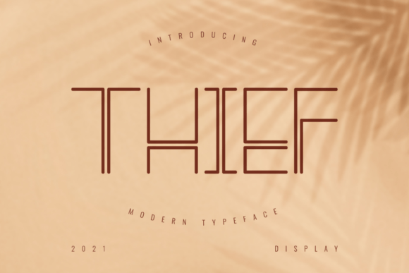 Thief Font: Modern Display for Creative Campaigns