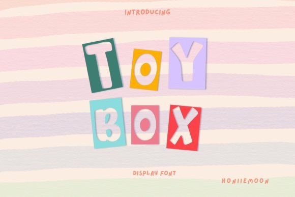 Toy Box Font for Creative Makers