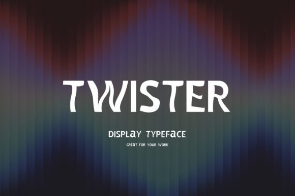 Twister Font for Creative Makers