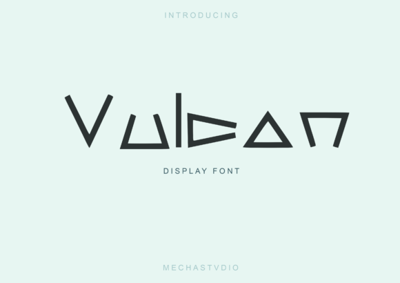 Vulcan Font for Web Design