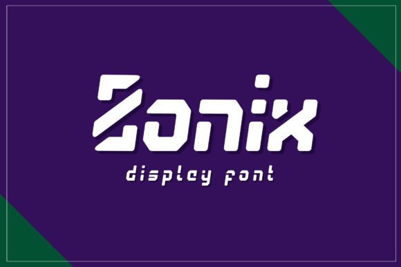 Zonix: A Bold Display Font for Web Design